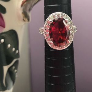 Ruby Red Jewelry Ring